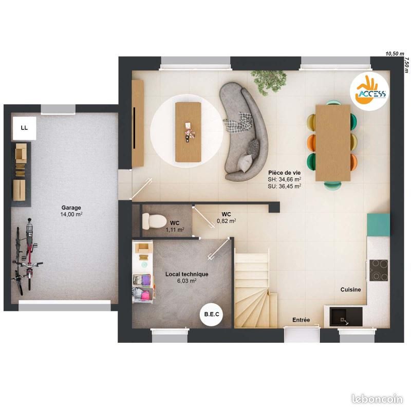 Maison 5 pièces 83 m² (image 7)