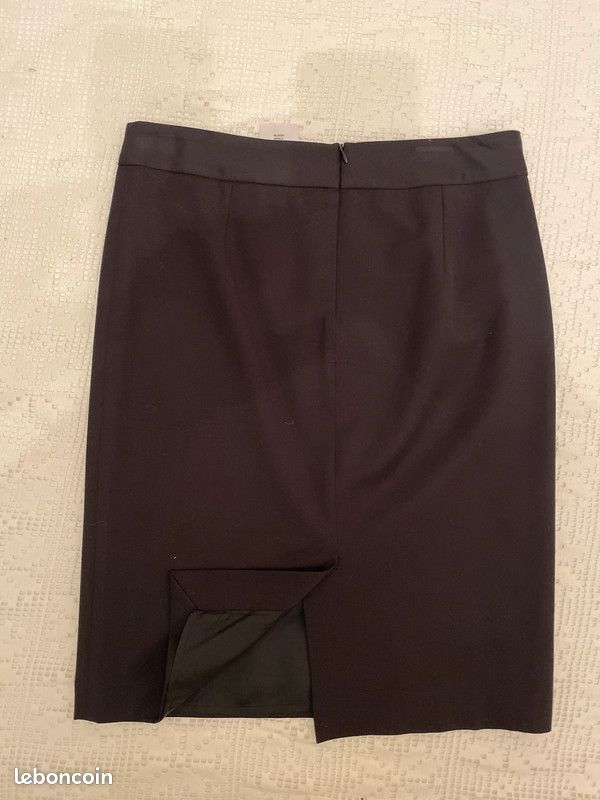 Jupe droite noire de marque 1 2 3 (image 2)