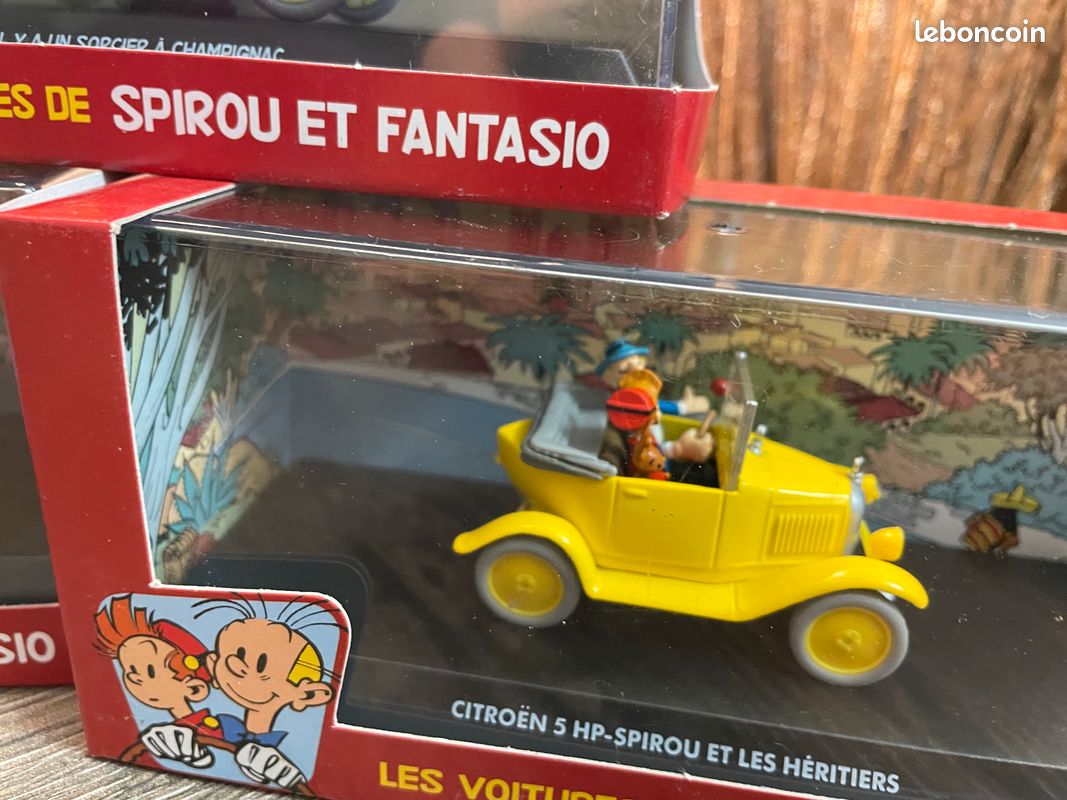15 Figurines voitures personnages Spirou (image 16)