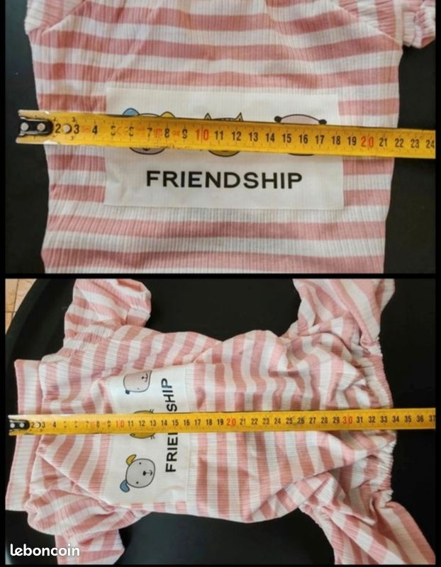 Pyjama pour petit chien ou chat, neuf, jamais porté (image 2)