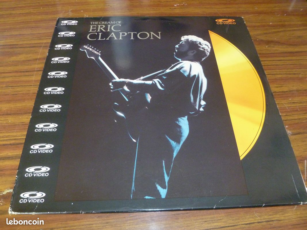 Laser disc vidéo "The cream of ERIC CLAPTON" (image 1)