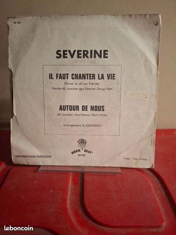 Severine vinyle 45 tours (image 2)