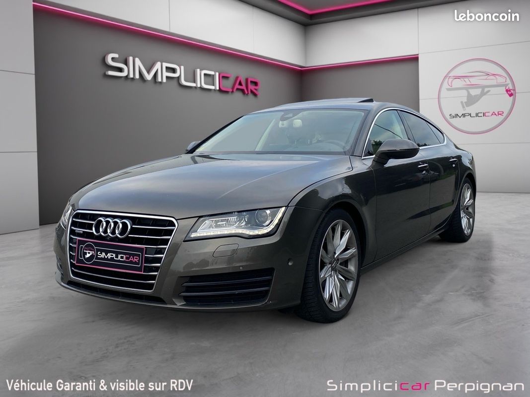AUDI A7 SPORTBACK V6 3.0 BiTDI 313 Quattro Avus Tiptronic 8 A full suivi audi sièges massant élec chauff vent garant (image 5)