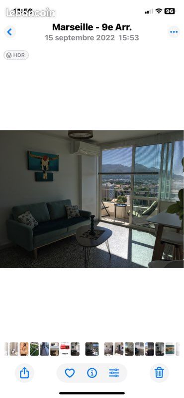 Appartement 3 pièces 45 m² · à Marseille · 45 m² · 880 €