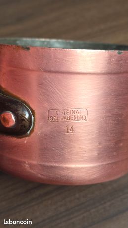 ANCIENNE SÉRIE DE 6 casseroles en cuivre EUR 45,00 - FR