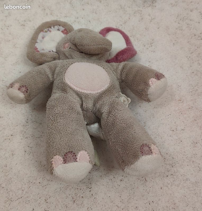 Doudou / Peluche NOUKIE'S Elephant Kali 19 cm (Doume) (image 3)