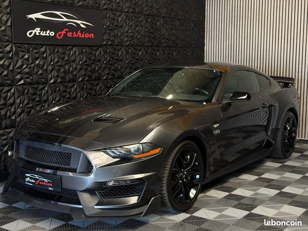 FORD Mustang 5.0 V8 466 ch BVA – LED – Cuir – GPS (image 1)