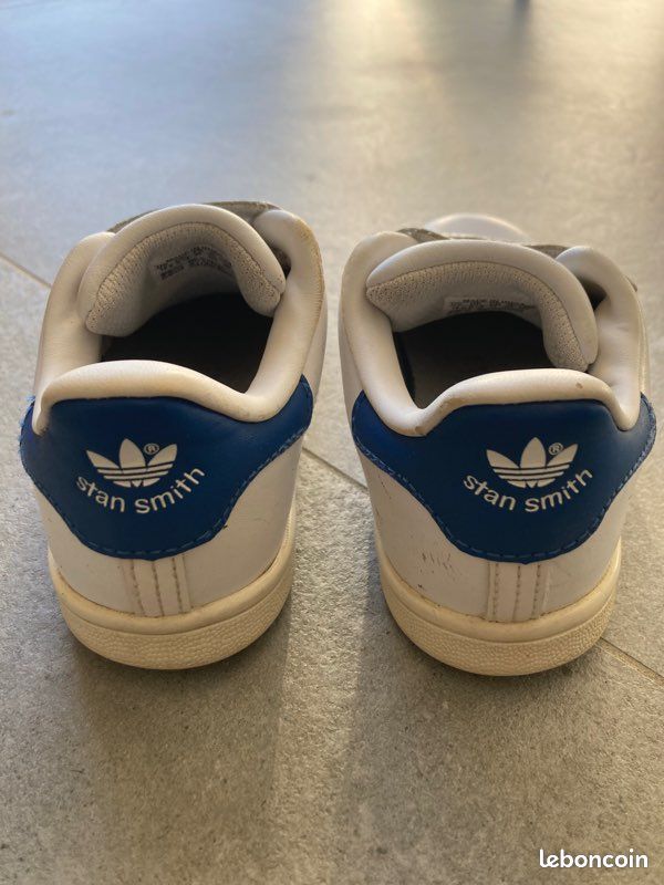 Basket Adidas Adidas Stan Smith Bleu Enfant Baskets Enfants Adidas