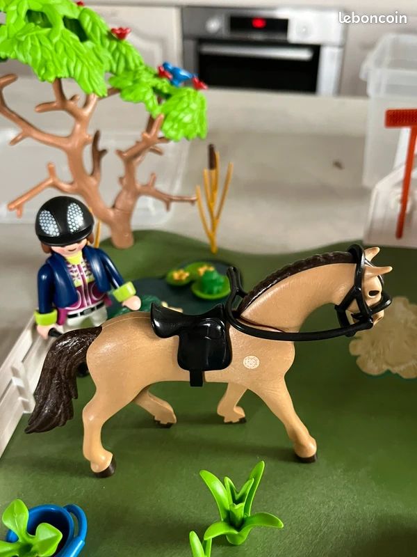 PLAYMOBIL RÉF 6147 - SuperSet Paddock avec Chevaux (1) EUR 17,50