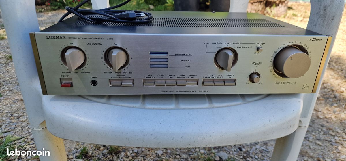 Ampli Luxman L-230 Vintage - Photo, audio & vidéo