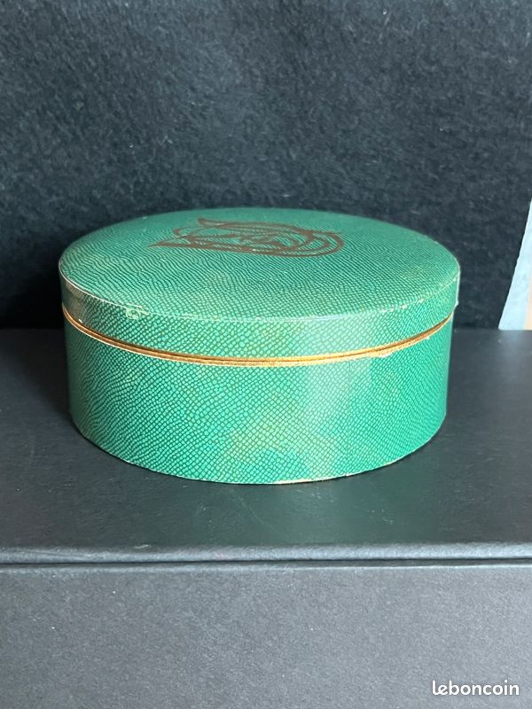 Boîte poudre ancienne vintage vide Les Pois de Senteur de Chez Moi Caron (image 3)