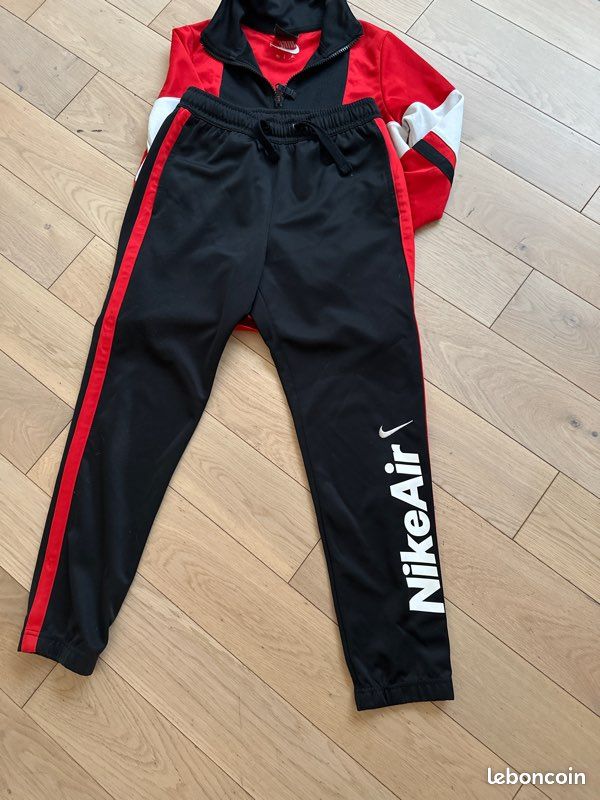 Sale Nike Survetement Nike Air Rouge Et Noir Ensemble Jogging Nike