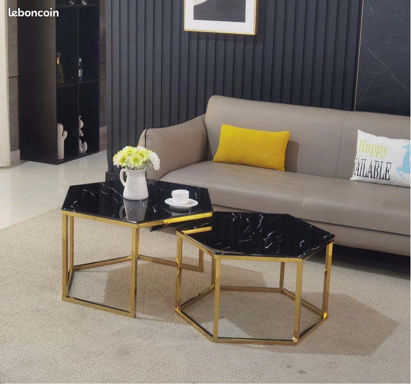 Table basse Gigogne Hexagonale (image 5)