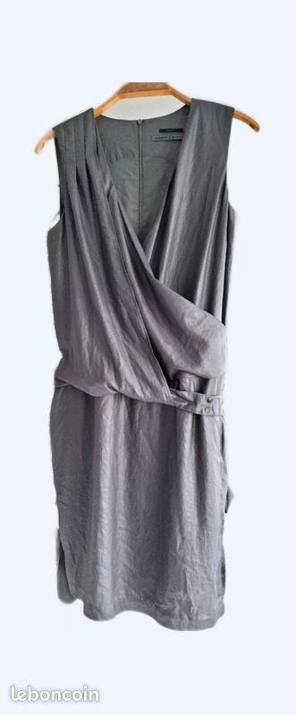 Robe Chemise IKKS Bleu - Taille 38 - Neuve Avec étiquettes - Collection Hiver 2020