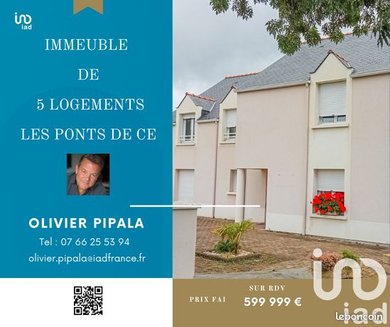 Immeuble 202 m² Les Ponts-de-Cé