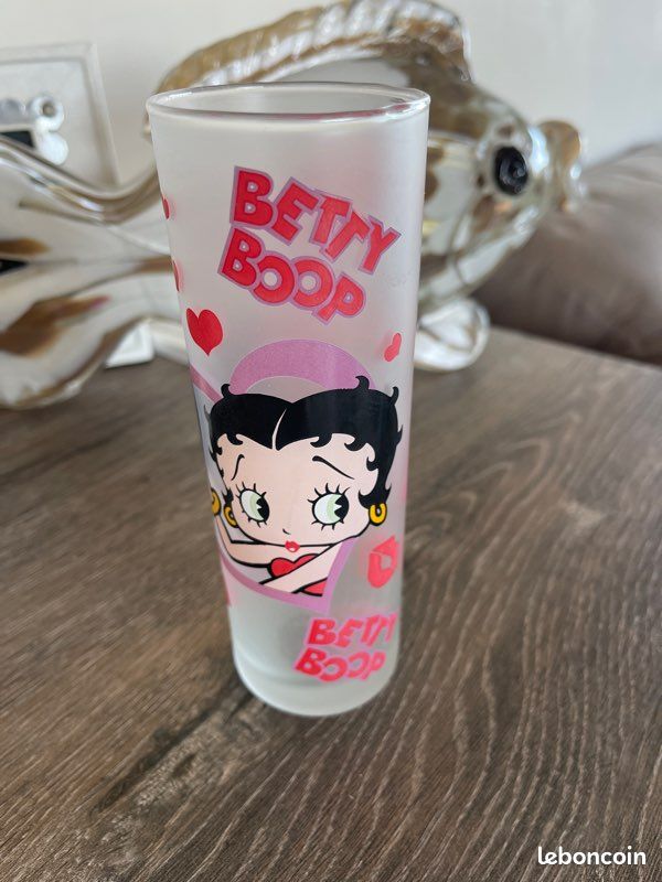 Bols GENERIQUE SUD TRADING Verre sablé Betty Boop 18 ans