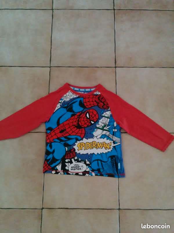 T-shirt MARVEL original SPIDERMAN 4-5 ans (image 1)