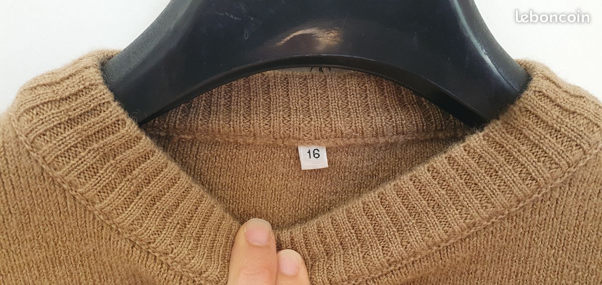 Pull Beige/camel Chattawak Pour Fille 16 Ans - Occasion Très Bon état, Style Décontracté