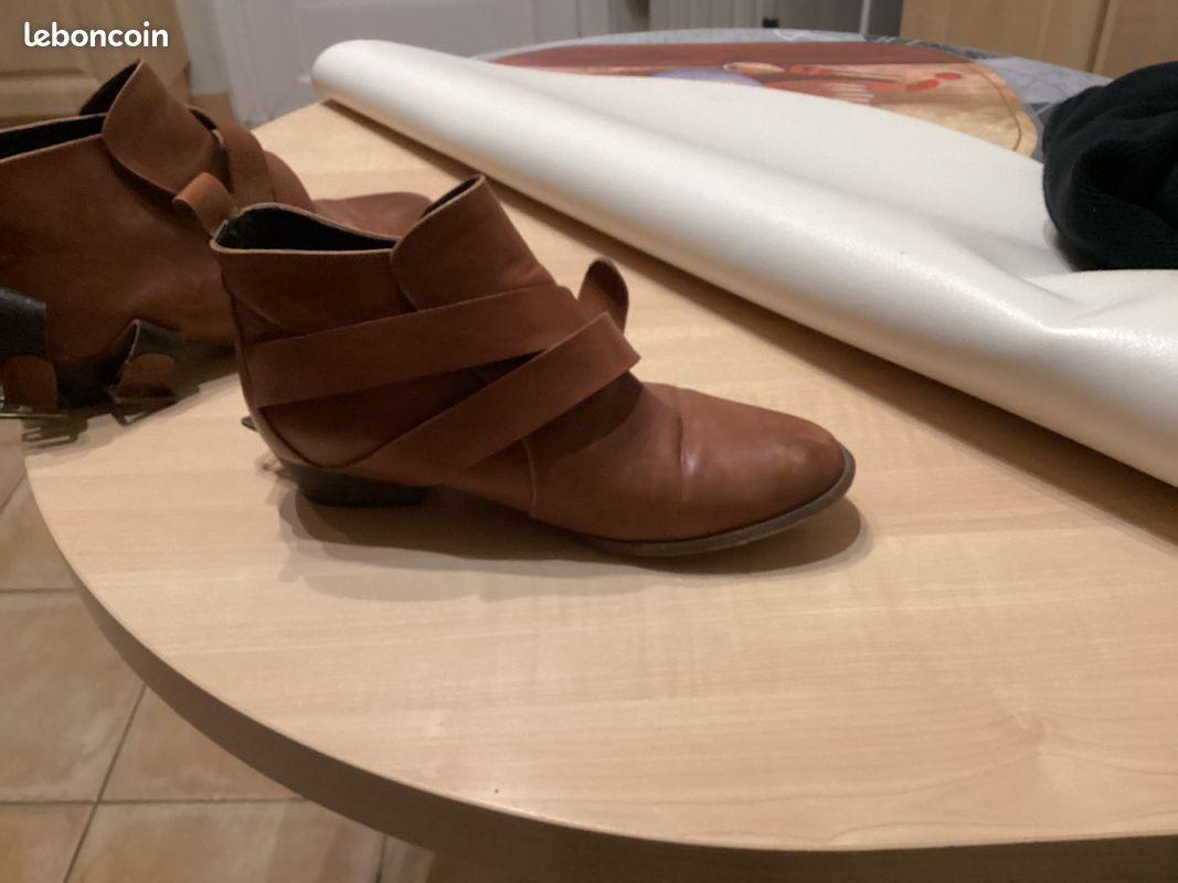 Bottines camel (image 3)