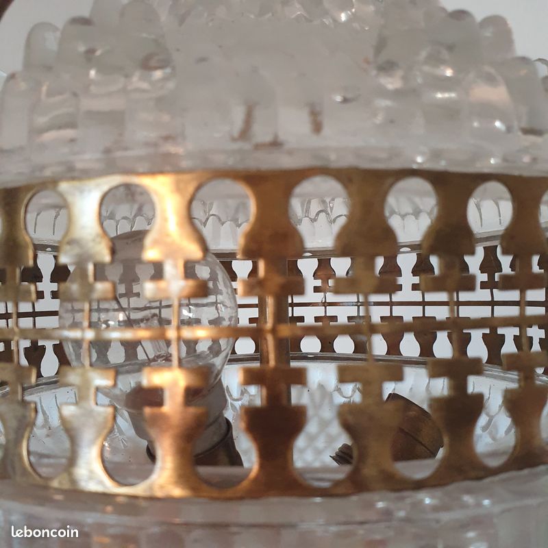 Suspension en verre vintage pièce rare (image 2)