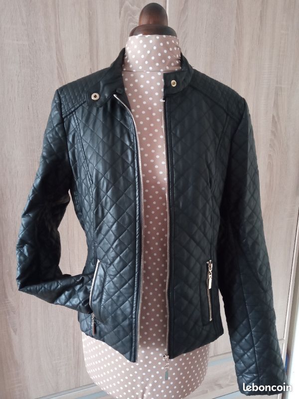Blouson simili zebra (image 1)