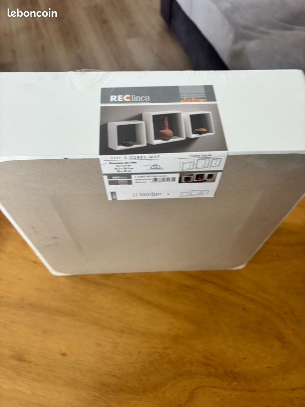 Lot de 3 cubes cases étagères (image 3)