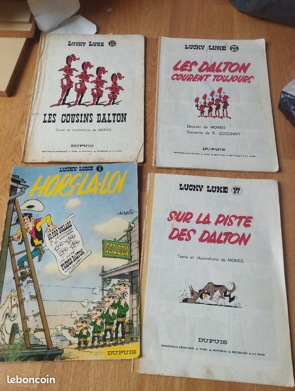 10 BD anciennes de Lucky Luke (couverture souple) (image 2)