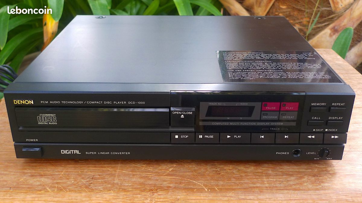 RARE LECTEUR cd DENON DCD 1000 + Monster Cable (image 6)