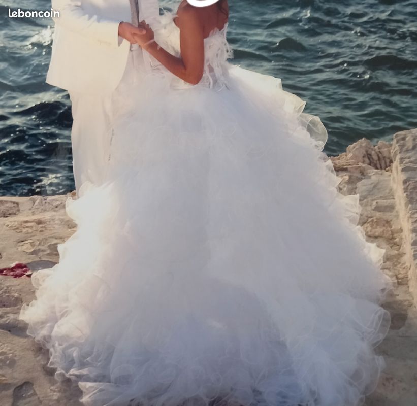 Robe de mariée haut de gamme mirella taille 34 (image 3)