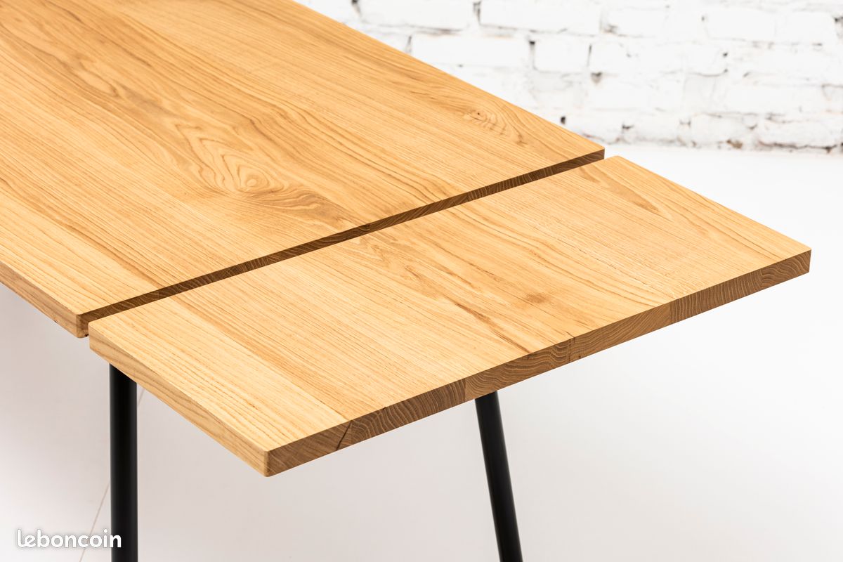 Table à Rallonges Bois Massif Sur Mesure (image 10)