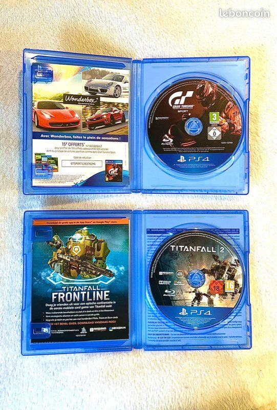 Lot de deux jeux PS4 - Titanfall 2 & Gran Turismo Sport (image 3)