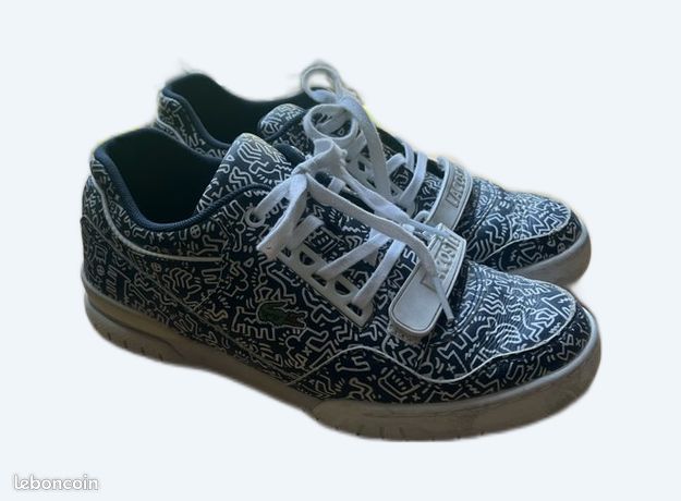 Tenis Lacoste Missouri Keith Haring Baskets 39 Collab Lacoste X