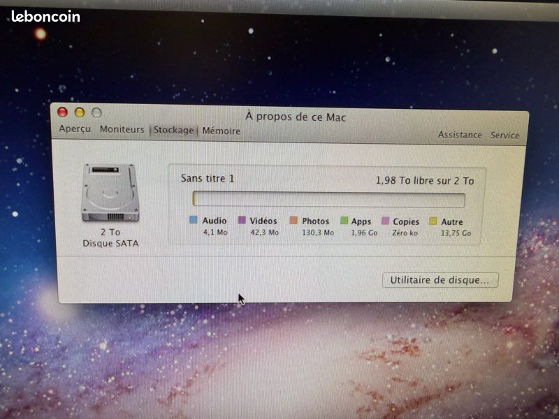Mac mini 2012 8go mémoire et DD 2T (image 8)
