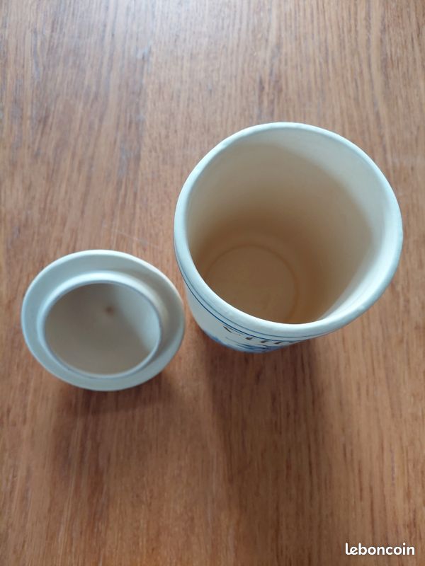 Pot céramique à tilleul, Henriot Quimper, très rare (image 4)