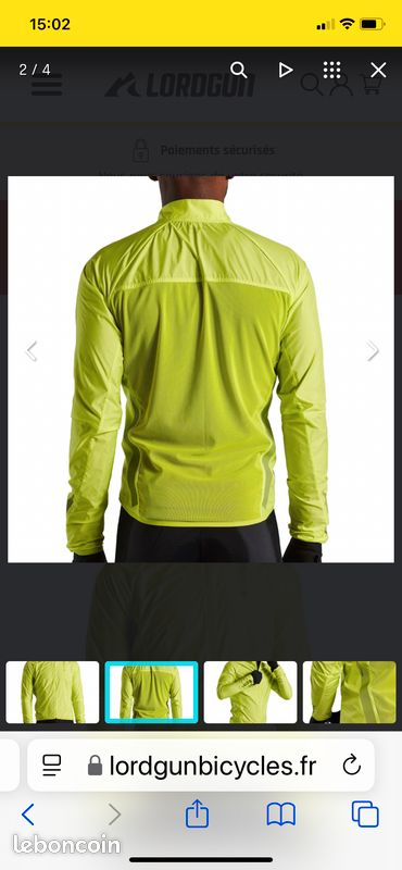 Veste Specialized Deflect SL Homme XL - Coupe-vent Imperméable Réfléchissant - Cyclisme