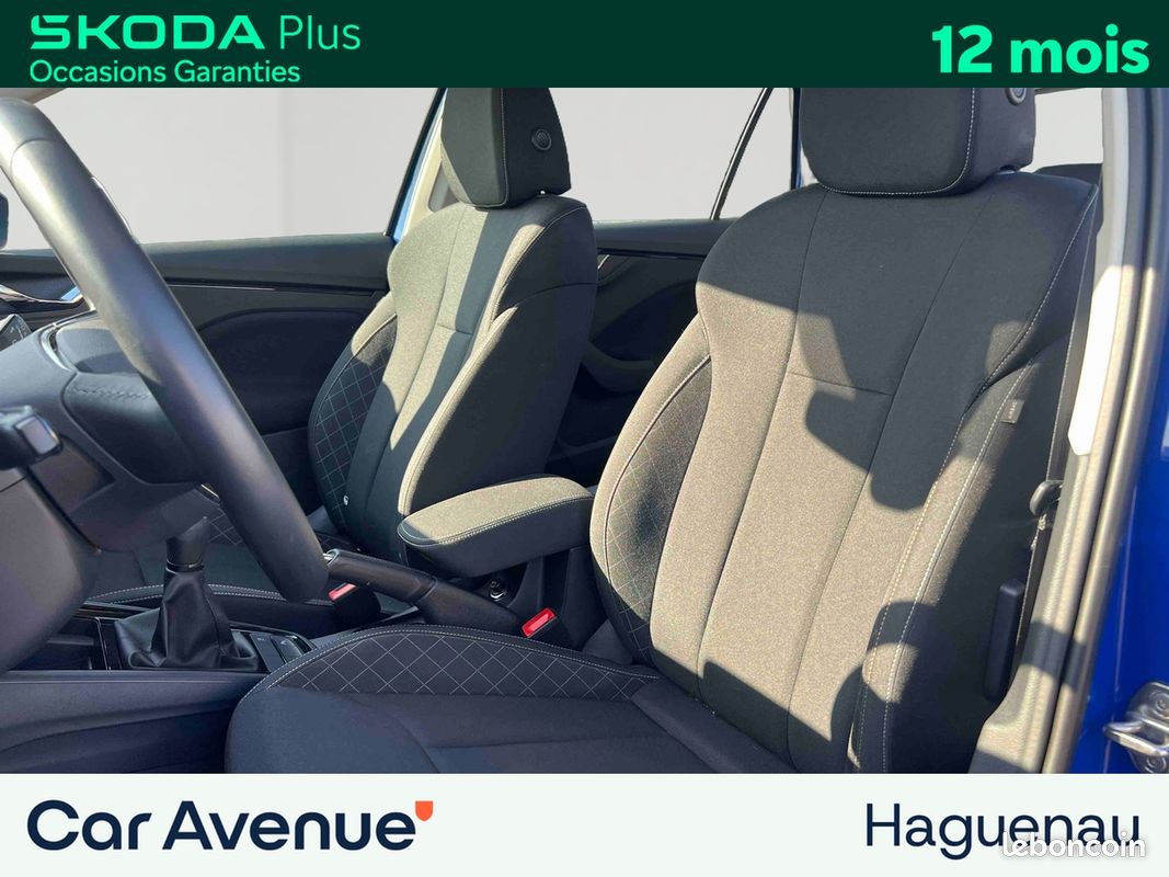 SKODA Kamiq 1.0 TSI Evo 110 Ambition / Smartlink / Aide au Stationnement / Feux LED / Clim Auto (image 11)