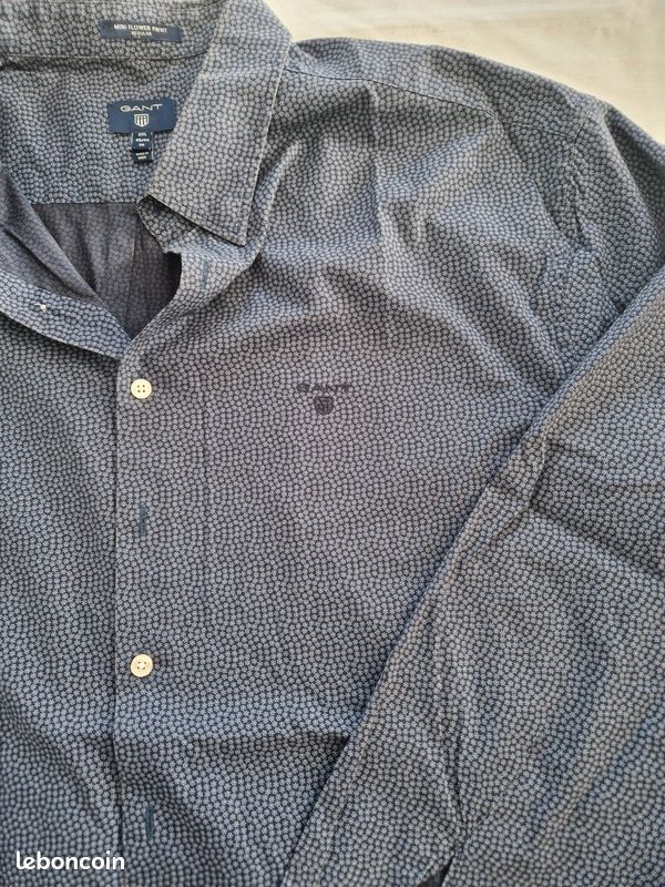 Chemise Homme GANT En Coton - Taille XXL (2XL) - Multicouleur - Occasion En Très Bon état