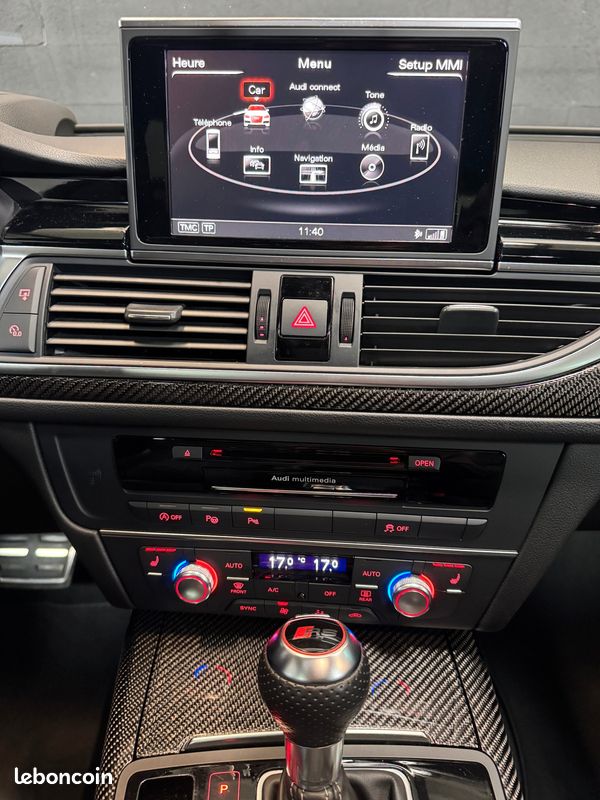 Audi RS6 AVANT C7 4.0 V8 TFSI 560CH QUATTRO - FREINS CÉRAMIQUE - ORIGINE FRANCE (image 26)