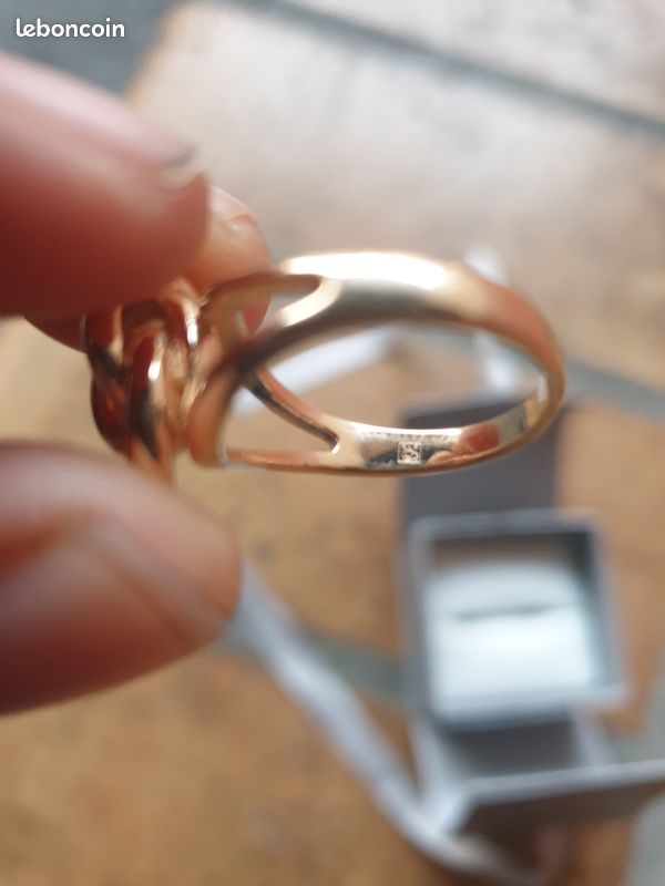 Bague plaquée or (image 3)