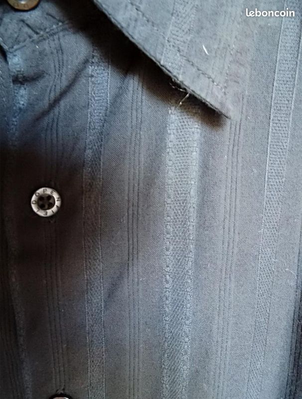 Chemise OPENFIELD S manches courtes NEUVE noir (image 5)