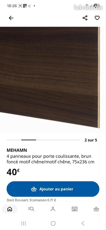 Panneaux Mehamn pour dressing Pax Ikea (image 9)