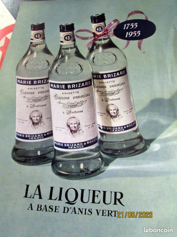 Alcool rhum cognac liqueur byrrh lot de v20 publicites anciennes (image 7)