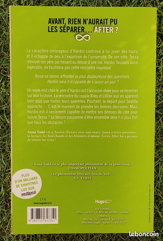 Livre After - Saison 3 - Avant, rien n'aurait pu les séparer... (image 2)