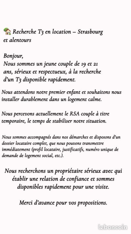 Appartement 3 pièces 50 m² · à Strasbourg · 50 m² · 580 €