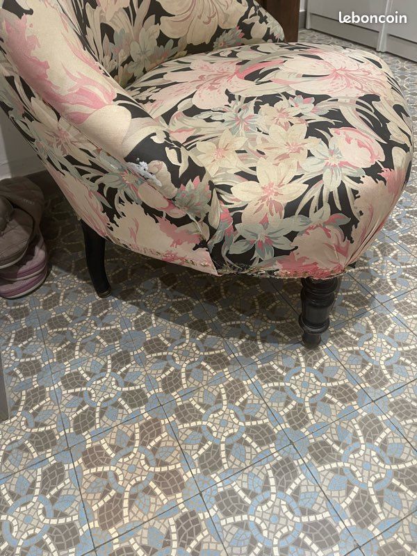 Fauteuil, vintage, dessin 50 (image 2)