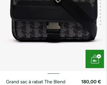 Grand sac à rabat Lacoste THE BLEND Accessoires Bagagerie