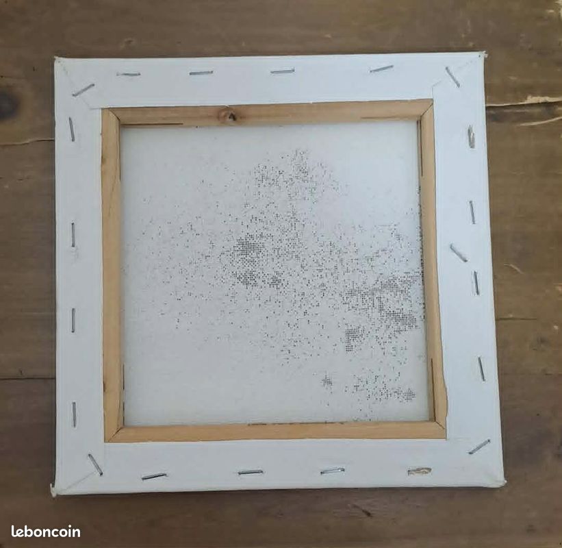 Canva toile vierge sur châssis en bois 20x20cm (Neuf) (image 4)