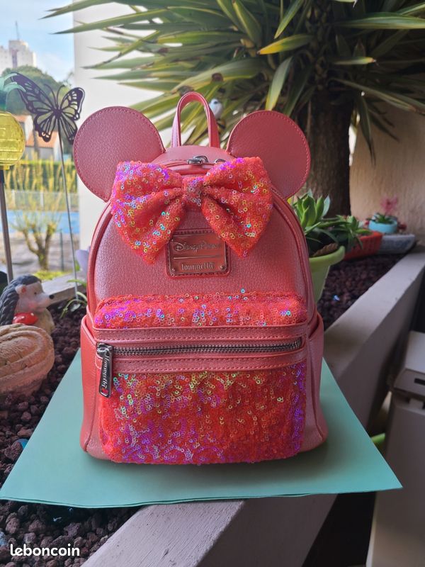 Sac Loungefly disney rose corail ariel (image 2)