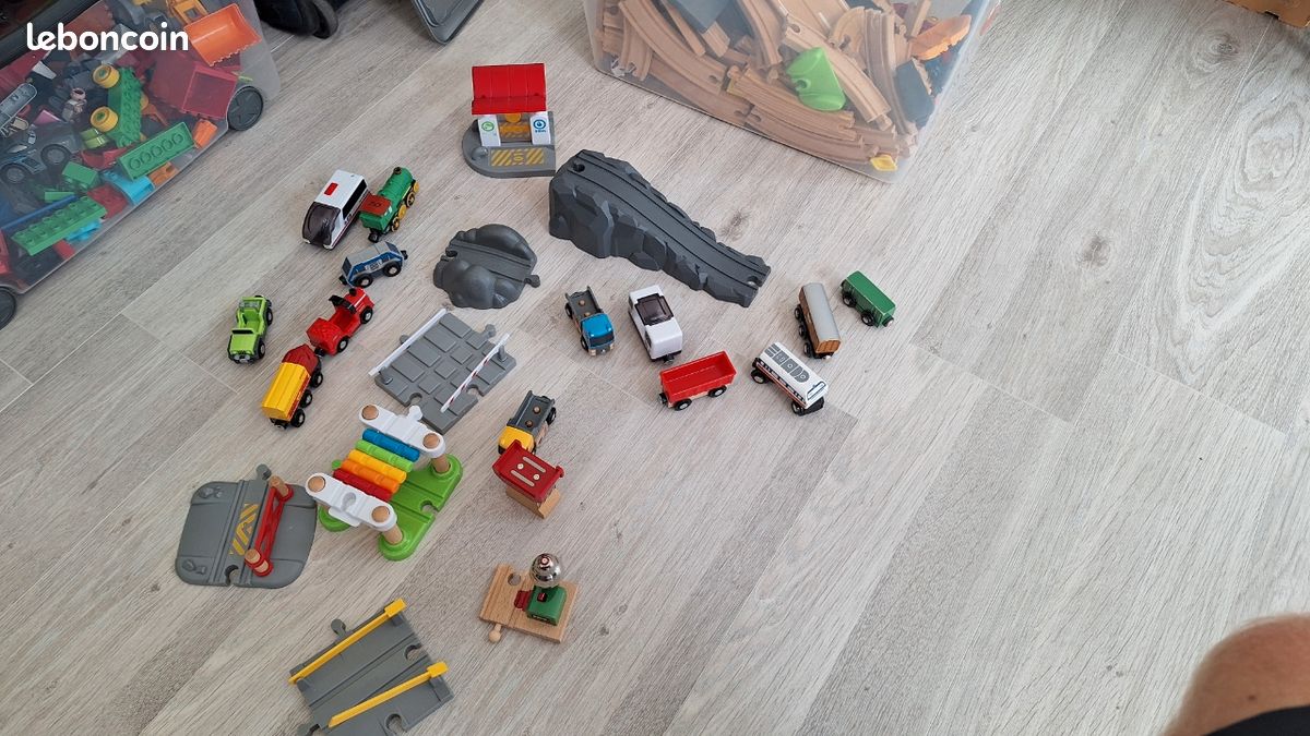 Lot train en bois BRIO (image 3)