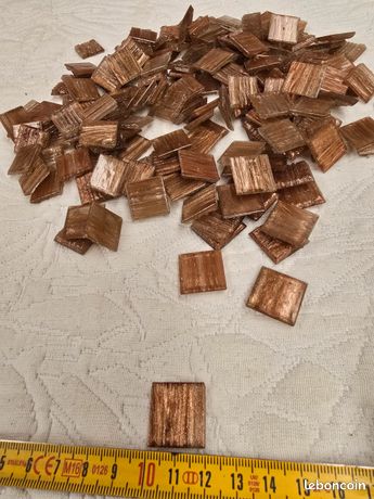 Mini Mosaïque – 1000 Tesselles De Céramique 5x5x3 Mm, Brun Cuivré, Pour Créations Artistiques Et Déco